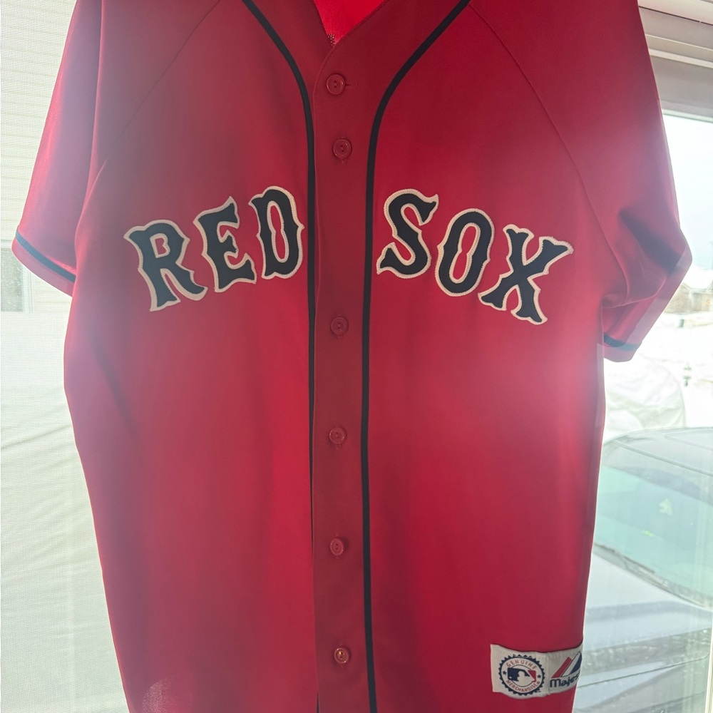 Majestic Red Sox Scarlet Jersey